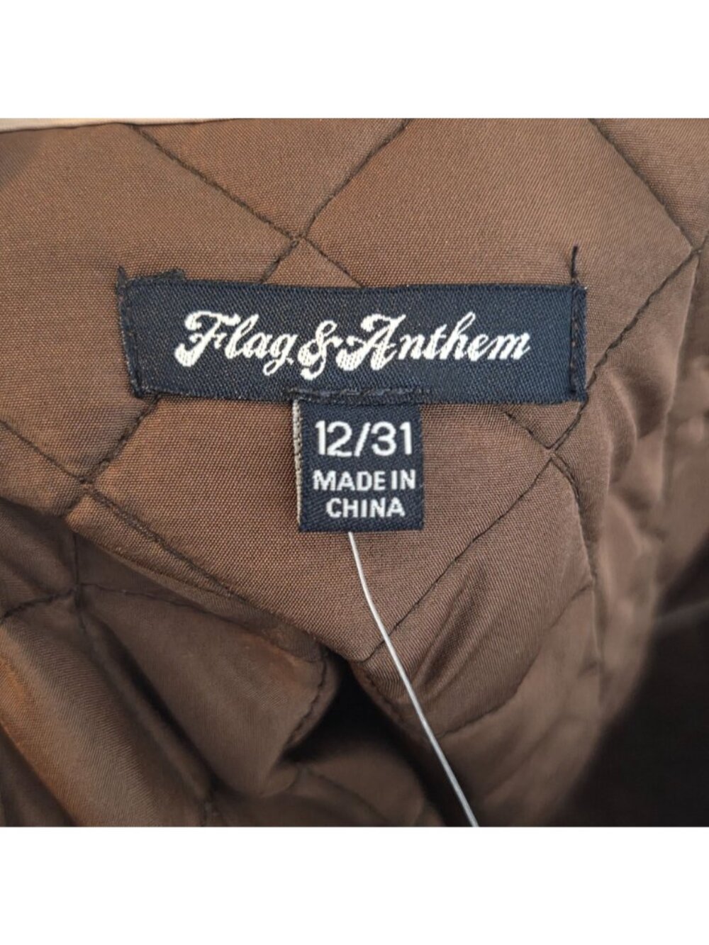 Flag & Anthem NWT Women's Bethel Quilted Floral Mini Skirt Brown Size 12 - Picture 7 of 10